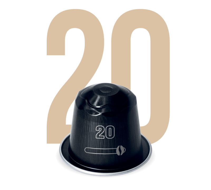 קפסולות 20 למכונות נספרסו image number 0